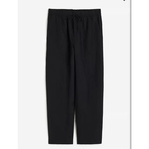H&M linen wide leg pants